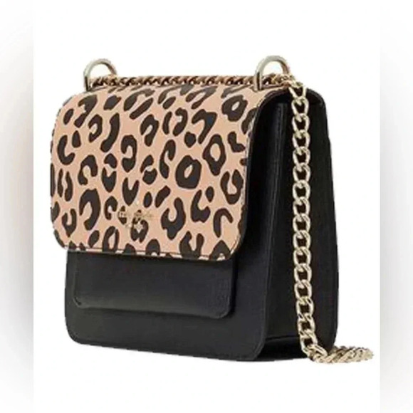 Kate Spade Leopard Chain Purse NWT - Picture 2 of 9